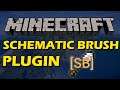 Easily paste in schematics in Minecraft with Schematic Brush Reborn Plugin