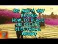 No Man's Sky BEYOND How to Place or Delete Electrical Wiring
