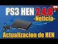 PS3 HEN 2.4.0 Actualizacion - NOTICIA PS3
