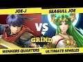 Smash Ultimate Tournament - Joe-J (Ike) Vs. Seagull Joe (Palutena) The Grind 107 SSBU W. Quarters