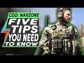 Warzone 5 SECRET TIPS YOU NEED TO KNOW THAT WILL GET YOU WINS - MODERN WARFARE STRATEGY GUIDE