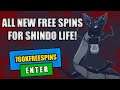 [760K CODE] ALL NEW 4 *FREE SPINS* SECRET CODES in SHINDO LIFE (Shindo Life Codes) Shindo life