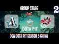 Aster vs SAG Game 2 | Bo3 | Group Stage AMD SAPPHIRE OGA DOTA PIT S5 CHINA | DOTA 2 LIVE