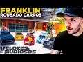GTA 5 - Roubando carros velozes e furiosos com Franklin! (Carros da vida real #01)
