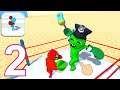LEVEL UP RUNNER - Walkthrough Gameplay Part 2 - NEW UPDATE (iOS Android)