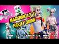 😱 MARSHMELLO Y HARLEY QUINN en la TIENDA FORTNITE !!!!