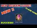 NEW REDEEM CODE!! GET YOUR FREE RARE FRAGMENTS AND DIAMONDS USING THIS CODE | MLBB NEW REDEEM CODE