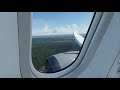 Qatar Airways 787-10 landing at Frankfurt Airport [07C] - Wing View - MSFS 2020