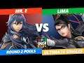 SSC 2019 SSBU - Demise Mr. E (Lucina) VS  Lima (Bayonetta) Smash Ultimate Round 2 Pools
