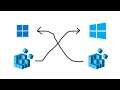 Swapping the Windows 10 and Windows 11 registries