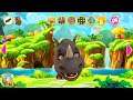 Talking Rhino Hero And Junior Android Gameplay