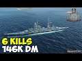 World of WarShips | Mainz | 6 KILLS | 146K Damage - Replay Gameplay 4K 60 fps