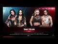 WWE 2K19 Malandra Tomassian,Sister Abigail VS Rhea Ripley,Zelina Vega Elimination Tag Match