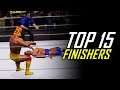 WWE SVR 2007 Top 15 Finishers (Road To WWE 2K20)