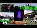 HARDCORE MINECRAFT! Into the Nether! Ep. 8