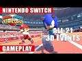 Mario & Sonic at the Olympic Games Tokyo 2020 Nintendo Switch Gameplay | All 21 3D Events
