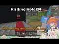 Watame Visiting HoloEN Server Through The New Portal With Kiara As Her Guide【Hololive English Sub】