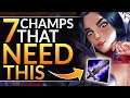 7 INCREDIBLY BROKEN CHAMPIONS in Patch 10.6 with Blade Of The Ruined King | LoL Pro Meta Guide