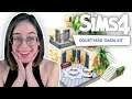 better late than never 🤡 Checking out the Sims 4 Courtyard Oasis Kit