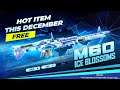 Check out the new winter masterpiece M60 Ice Blossoms | Free Fire Pakistan Official