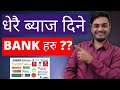 Fixed Deposit Interest rates in Nepal | interest rate of bank in nepal | Saving & Fixed Deposit Rate