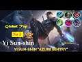 Global Top No 3 Yi Sun-shin WR 85.1% MVP gameplay by Kenn - Mobile Legends