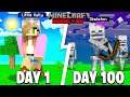 I Survived 100 DAYS as a SKELETON in Minecraft ... Here's What Happened