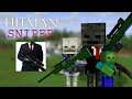 Monster School : HITMAN SNIPER CHALLENGE - Minecraft Animation