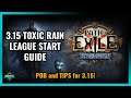 PoE 3.15 Toxic Rain League Start Guide - Leveling PoB and tips for 3.15 included!