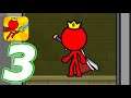 Red Stickman : Animation vs Stickman Fighting - Gameplay Walkthrough Part 3 - 16-20 Levels (Android)