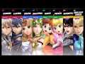 Super Smash Bros Ultimate Amiibo Fights Request #5944 4 Team Waifu Battle