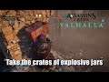 Take the crates of explosive jars to bride weak points Assassin’s Creed Valhalla Siege of Paris