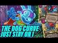 The Dog Curve, Just Stay on 1 For Half the Game | Dogdog Hearthstone Battlegrounds