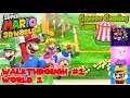 BMF100 Green's Gaming Gang: Super Mario 3D World Walkthrough #1 (w/ VAF, JMF & DCG)