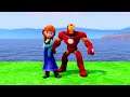 Ironman and Frozen 2 Anna Race at Night for Fun | Superheroes | Infinity Disney