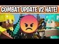 Minecraft 1.15 Combat Mechanics HATE! Combat Update V2  Changes!