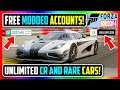 MODDED ACCOUNTS FREE! FORZA HORIZON 4 UNLIMITED CREDITS & RARE CARS INSTANTLY!