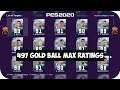 PES 2020 | Official 497 Gold Balls @Max Level Ratings🔥