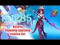Rosaria & Engulfing Lightning Emblem Set Damage Showcase Gameplay - Genshin Impact 2.1