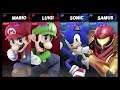 Super Smash Bros Ultimate Amiibo Fights  – Request #18615 Mario Bros vs Sonic & Samus