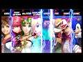Super Smash Bros Ultimate Amiibo Fights – Sora & Co #176 Team battle at Cloud Sea of Alrest