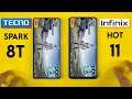 Tecno Spark 8T vs Infinix Hot 11 | Tecno Spark 8T vs Infinix Hot 11 Game, Camera Comparison in Hindi