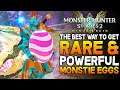The BEST Way To Get RARE Rainbow & POWERFUL Monstie Eggs! Monster Hunter Stories 2 Gameplay