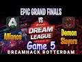 Alliance vs Demon Slayers Game 5 | BO5 | EPIC GRAND FINALS DreamLeague 12 | NO CASTER | Dota 2 Pro