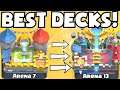 Clash Royale BEST ARENA 7 - ARENA 13 DECKS | BEST UNDEFEATED DECK ATTACK STRATEGY TIPS F2P PLAYERS