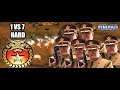 Command & Conquer Generals: Zero Hour - China 1 vs 7 China Tank [HARD ENEMY] ЗАБИВАЕМ ТАНК ХАНТЕРАМИ