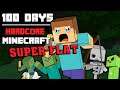 LIVE STREAM PE 100 DAYS survival IN MINECRAFT (SUPERFLAT WORLD) HARDCORE||darkbraindevil || DAY-31