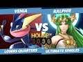 Smash Ultimate Tournament - Venia (Greninja) Vs. Ralphie (Palutena) SSBU Xeno 196 Losers Quarters