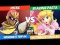 SSC 2019 SSBU -  NickC (Captain Falcon) VS  NPT Blazing Pasta (Peach) Smash Ultimate Winner's Top 64