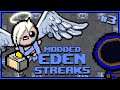 1000 SYNERGIES BUT NOT A SINGLE GOOD ONE  |  Modded Isaac: Eden Streaks  |   3